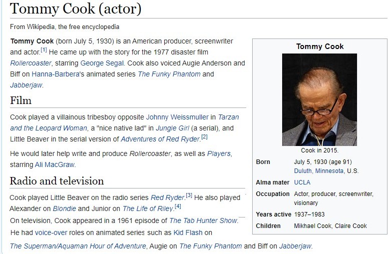 Tommy, Wiki